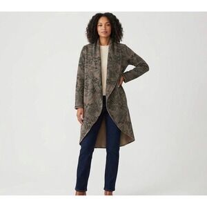 Bryn Walker | Paisley Print Oversized Long Cocoon Cardigan Size XS